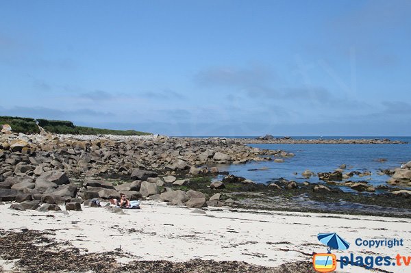 Photo de la crique de Porz Vihan sur l'ile de Batz