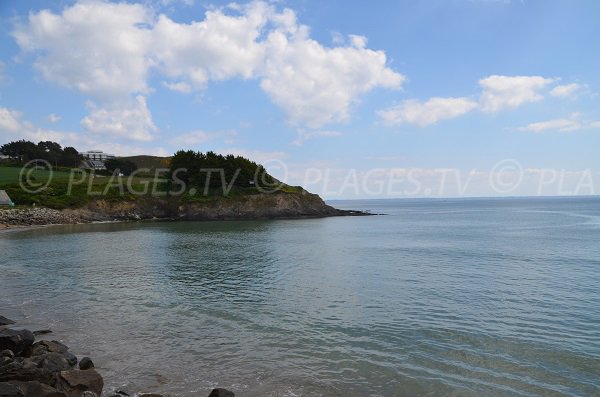 Photo de la plage de Postolonnec à Marée haute