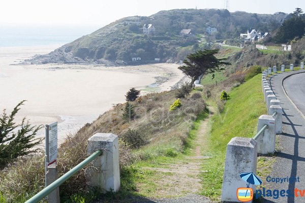 Photo de la plage de la Potinière à Barneville Carteret (Manche)