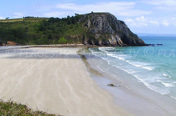 Photo de la plage du Poul à Crozon