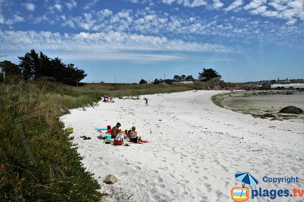 Plage de Poul Feunteun à Kerlouan en Bretagne