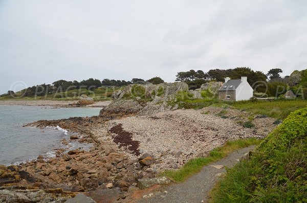 Photo de la plage de Poul Stripo en direction du Gouffre