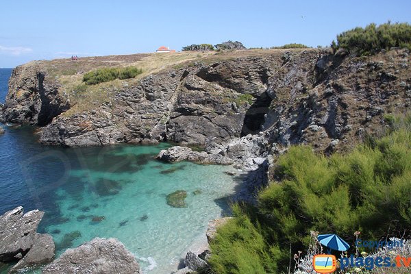 Creek next to Poulains Tip - Belle Ile