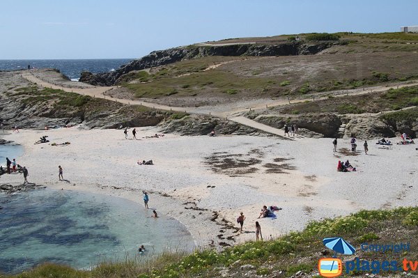 Photo de la plage des Poulains à Belle Ile en Mer