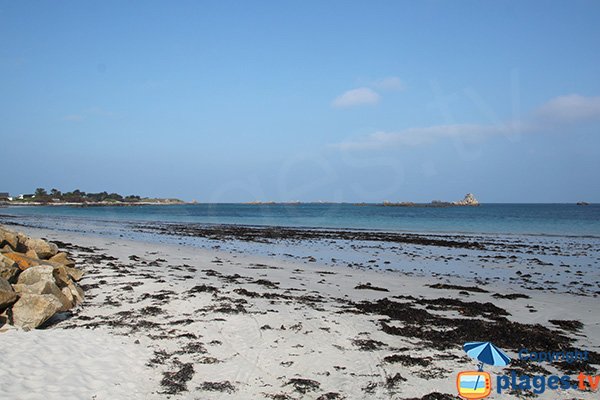 Photo de la plage du Pouldu de Santec