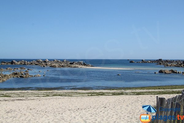 Photo de la plage de Poulfoën à Plouescat