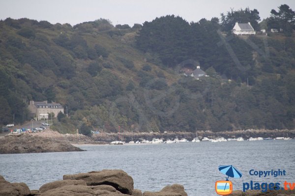 Port du Beg-Hent - vue depuis Trédrez