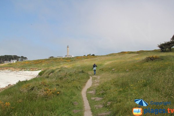 Coastal path of the island of Batz