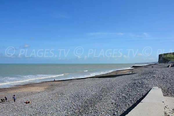 Plage de Pourville à Hautot sur Mer en Seine Maritime