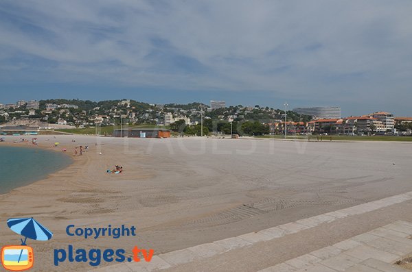 Photo de la plage du Prado Nord à Marseille