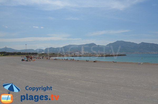 Plage du parc du balnéaire du Prado - Prado Sud