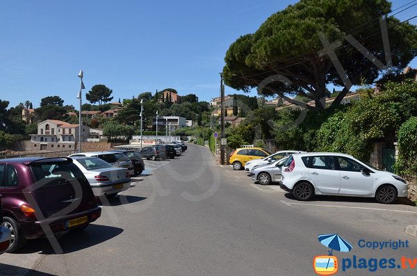 Parking de la plage du Pradon