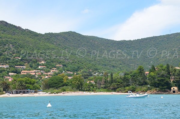 Pramousquier beach in Lavandou and Rayol Canadel