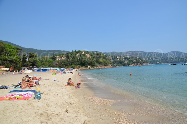 Partie centrale de la plage du Pramousquier