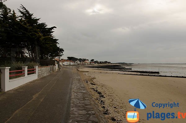 Plage surveillée à Les Moutiers en Retz