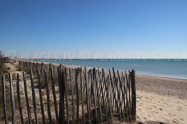 Prévost beach in Palavas les Flots in France