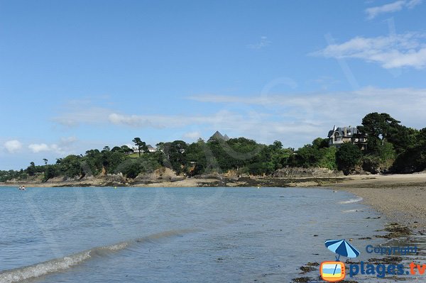 East side of the beach of Prieuré of Dinard