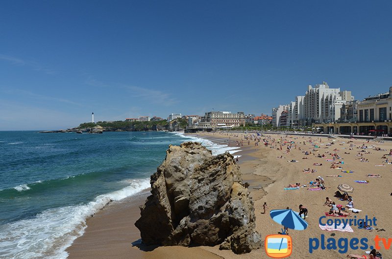 Biarritz et sa plage du centre ville