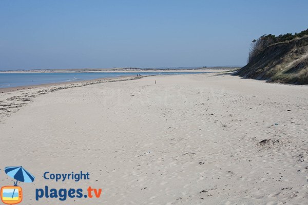 Plage de Printania à Créances côté nord