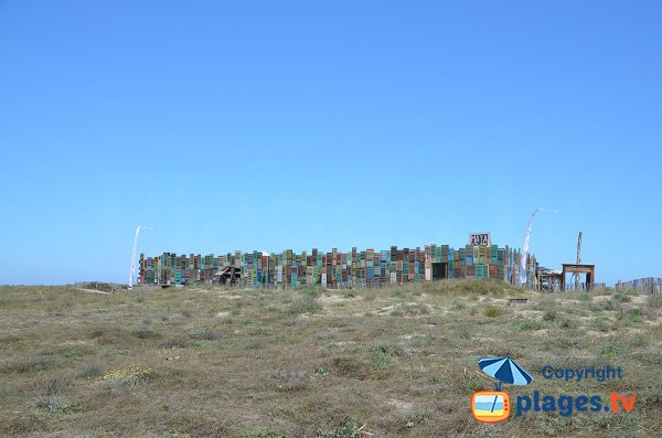 Environnement sauvage de la plage privée de Maya - Torreilles