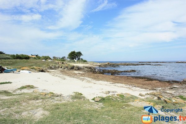 Pulante beach in Ile d'Yeu in France