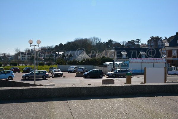 Parking de la plage de Quiberville