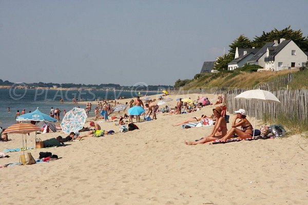 Partie nord de la grande plage de Quimiac