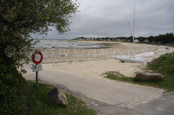 Photo de la plage de Lanséria à Mesquer