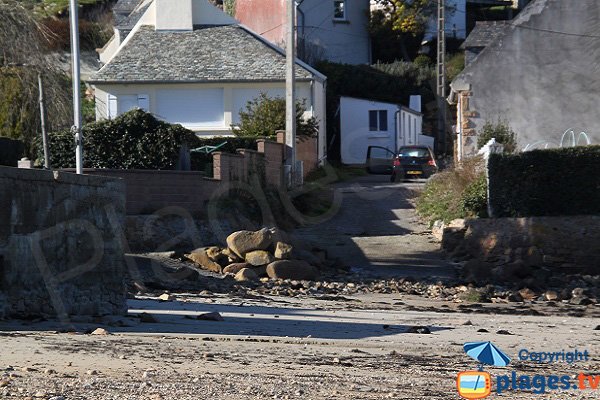 Environnement de la plage du Quinquai à Plougasnou