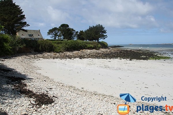 Plage de Quistillic à Landéda