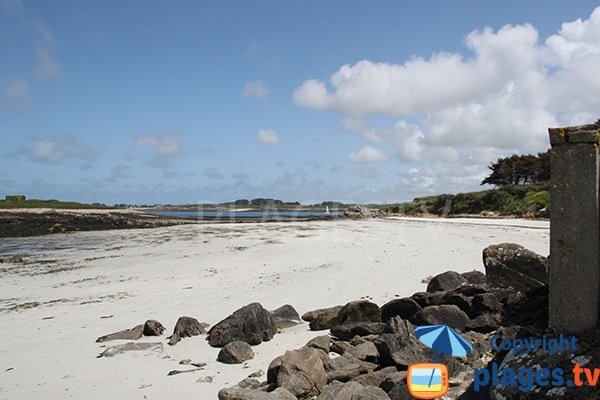 Photo de la plage de Quistillic à Landéda