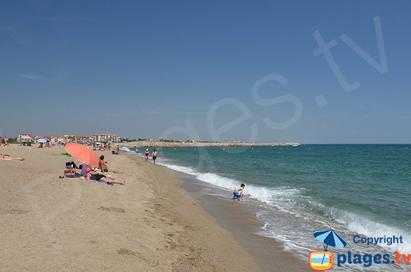 Spiaggia a Argelès per cani - Le Racou