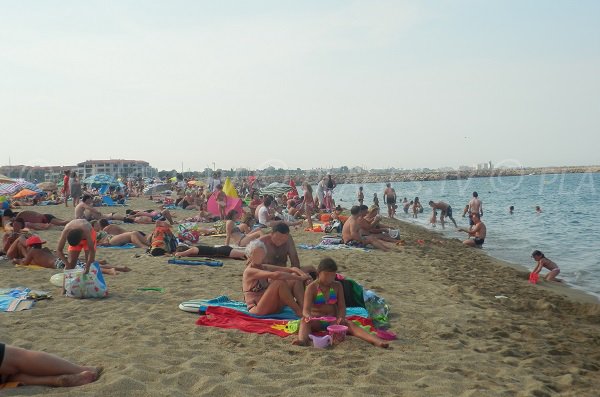 Spiaggia del Racou con vista su Argelès sur Mer