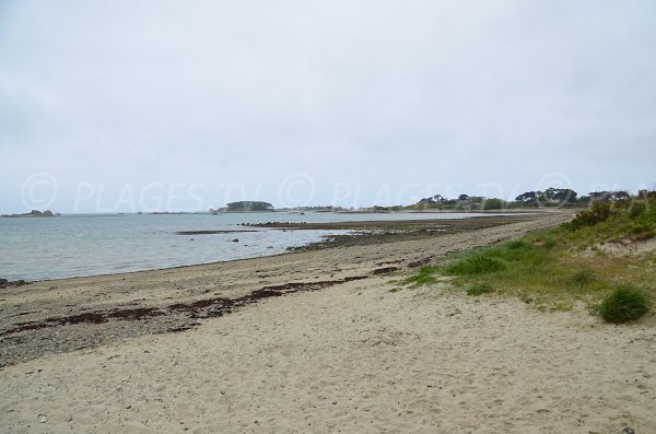 Photo de la plage de Ralevy à Plougrescant