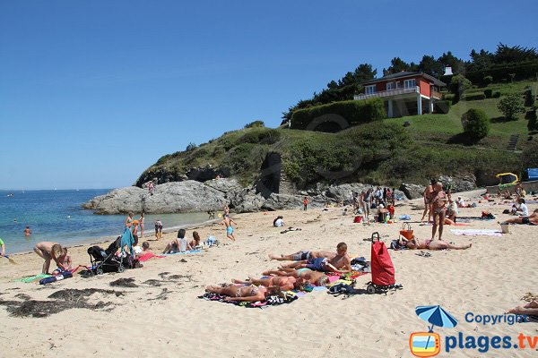 Plage de Ramonet à Belle Ile en Mer - Le palais