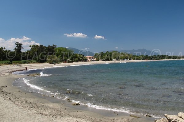 Plage du Ranch à Linguizzetta en Corse