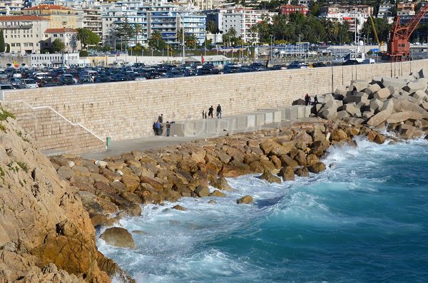 Strand von Rauba Capeu in Nizza