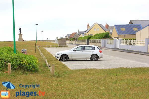 Parking de la plage de Ravenoville