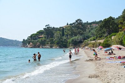 Rayol-Canadel beach in France