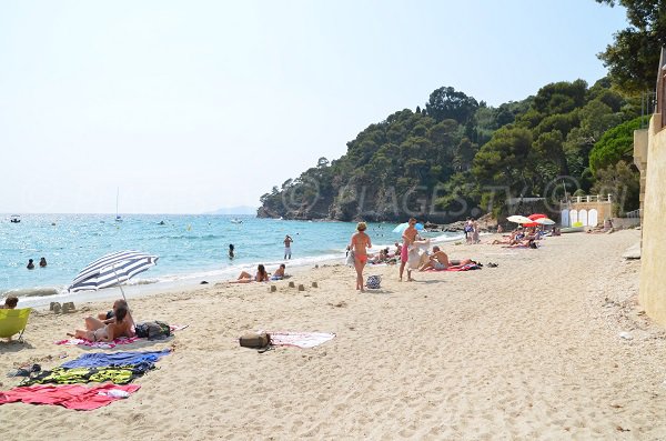 Public beach of Rayol (France - Rayol-Canadel)