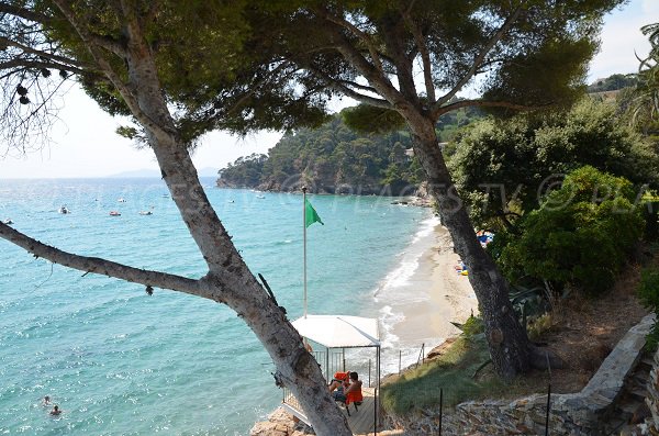 Poste de secours de la plage du Rayol