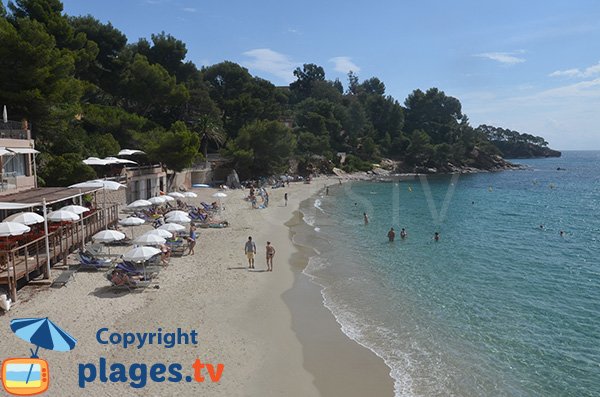 Restaurant sur la plage du Rayol - Rayol Canadel