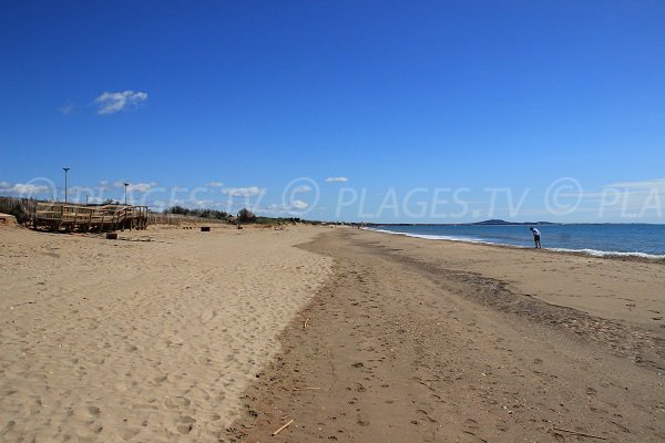 Poste de secours de la plage de la Redoute à Portiragnes