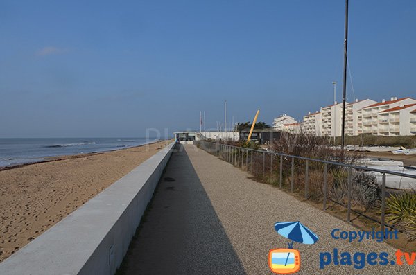 Foto della spiaggia dei Régates a Notre Dame de Monts - Vandea