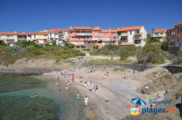 Spiaggia di sabbia a Collioure - Ansa di Reguers