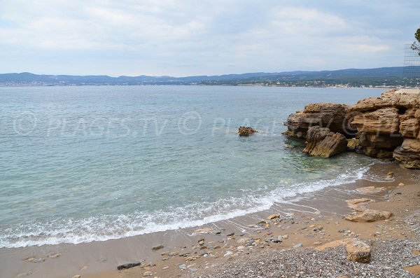 Plage de la Reinette avec vue sur les Lecques