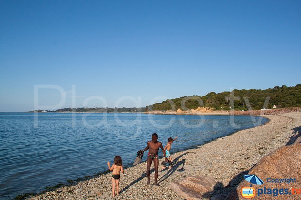 Photo de la plage de Renan à Louannec