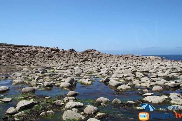 Gué entre les iles Grande et d'Aganton - Bretagne