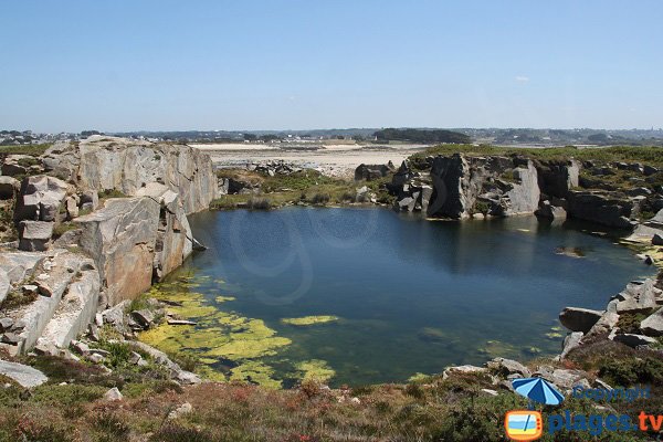 Ancienne carrière de l'ile d'Aganton - Pleumeur-Bodou