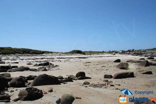 Crique sur l'ile d'Aganton - Bretagne